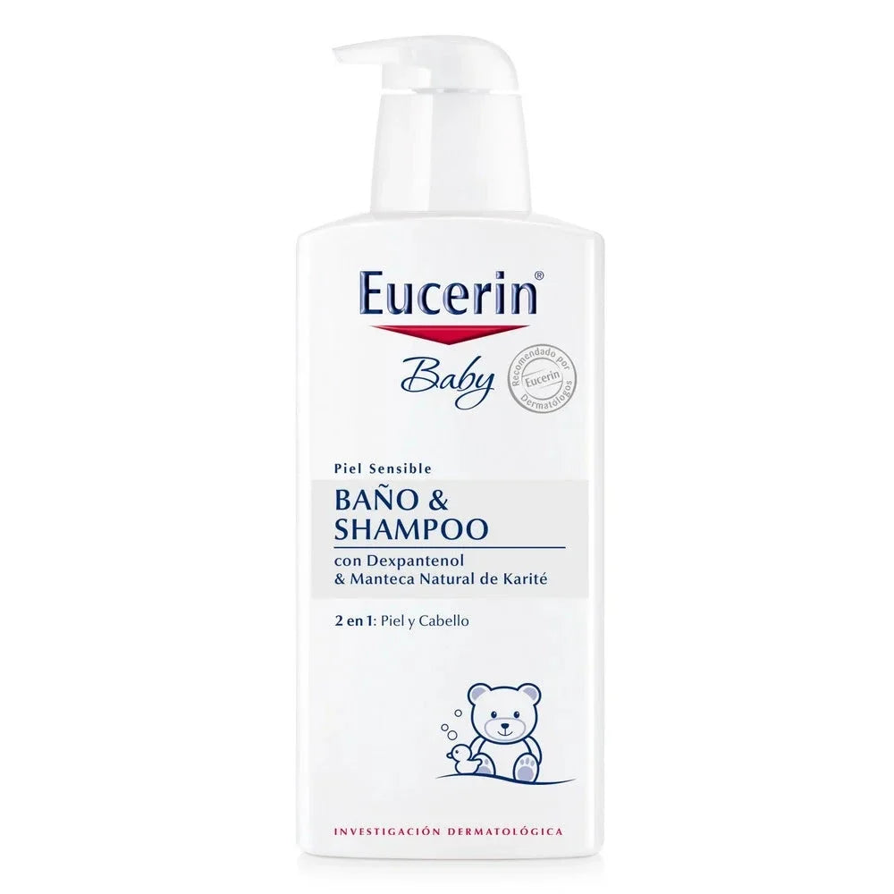 Eucerin Baby Baño y Shampoo x 400 mL.