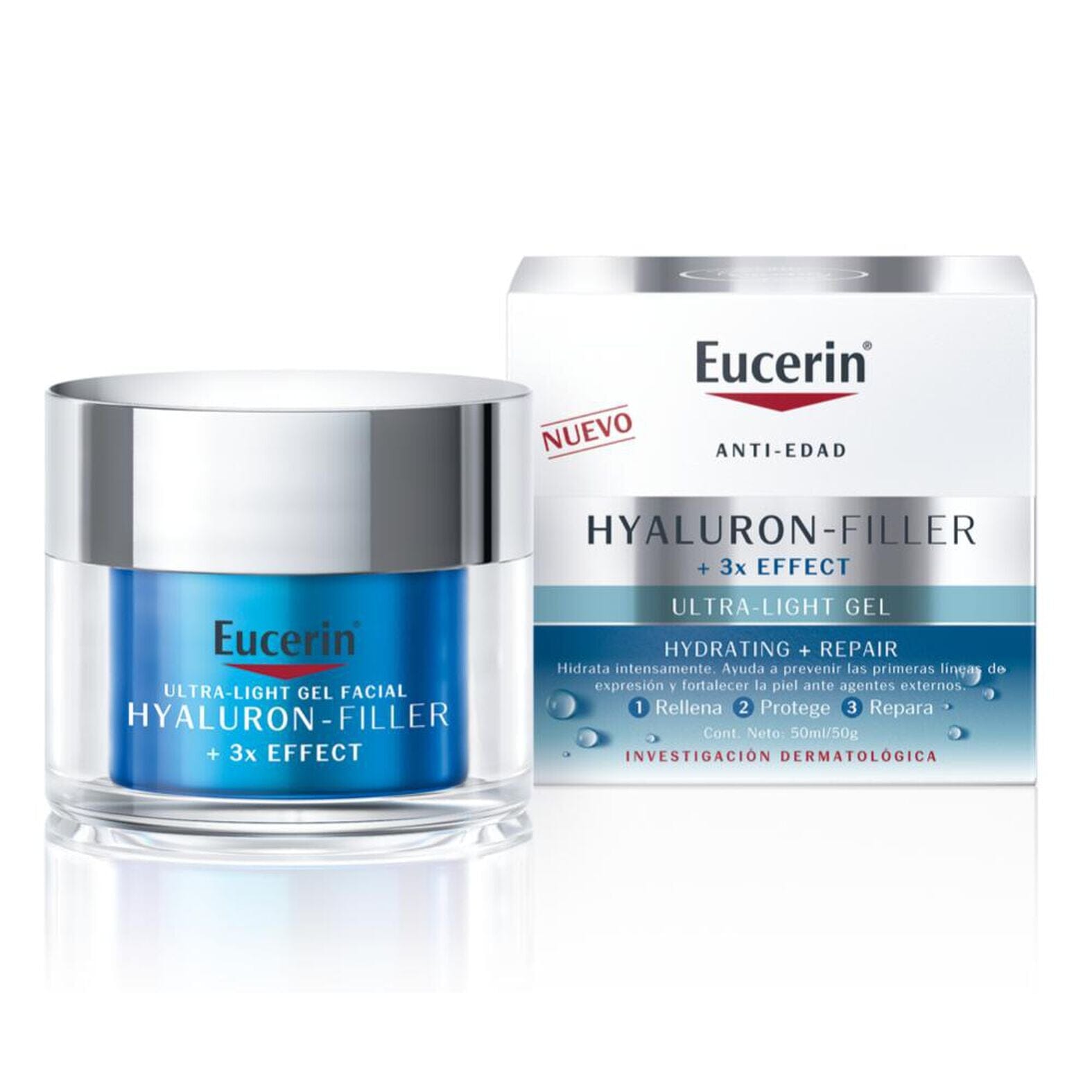 Eucerin Crema Hyaluron Filler Ultra Light Gel 50mL BEIERSDORF 