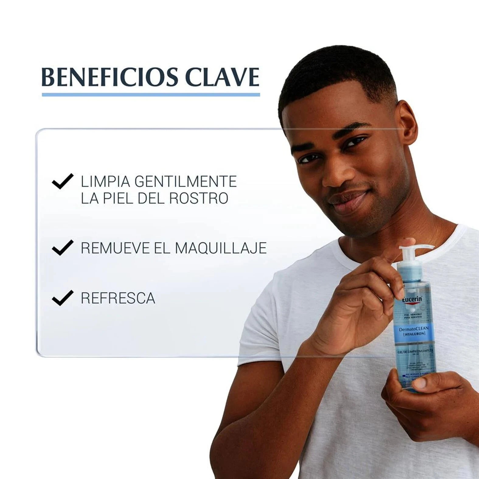 Eucerin DermatoCLEAN Gel Limpiador Facial Piel Normal/Mixta 200ml BEIERSDORF 