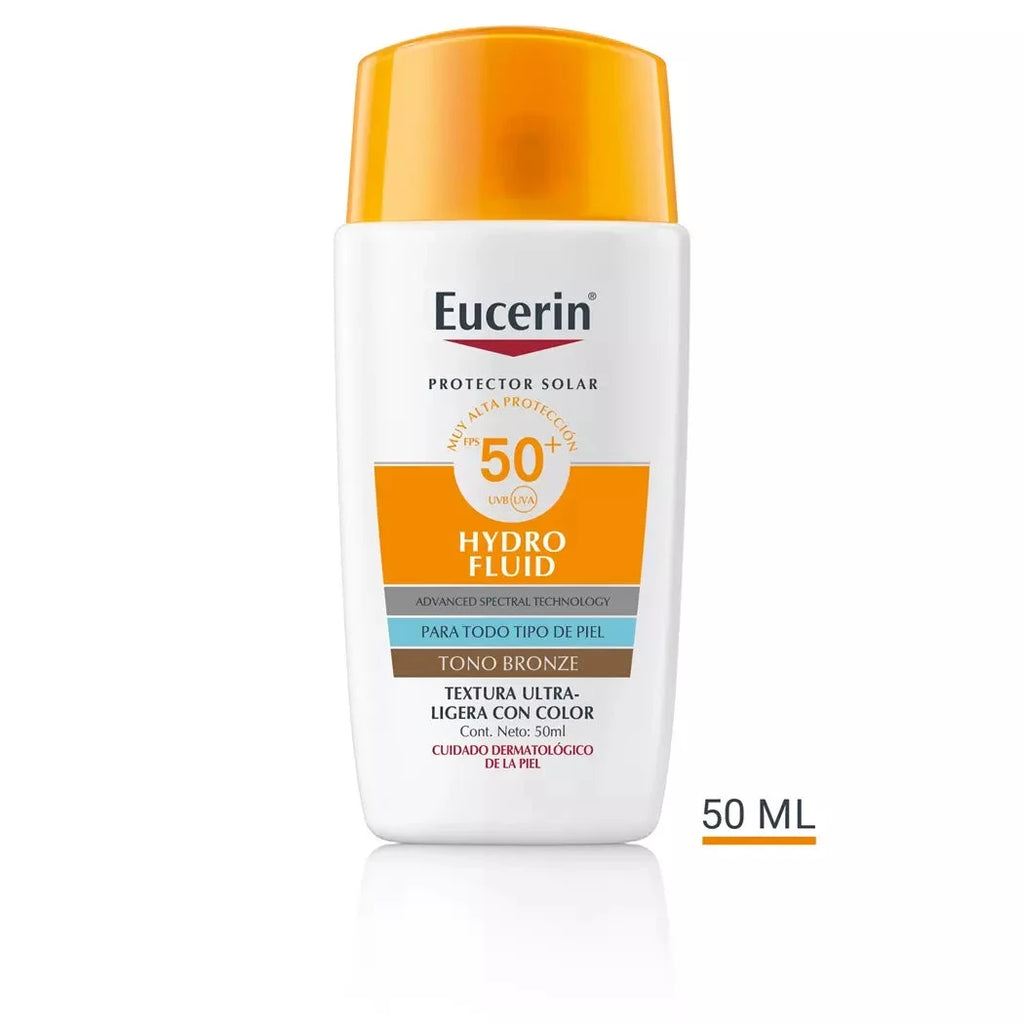 EUCERIN SUN Protector Solar Face Hydro Fluid Bronze FPS50+ 50ml BEIERSDORF 