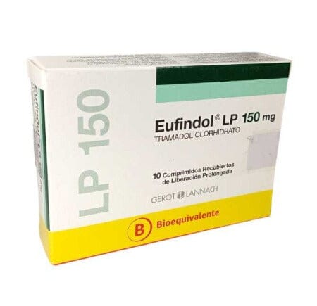 Eufindol LP 150 mg x 10 comprimidos de liberación controlada "Ley Cenabast" BPH 