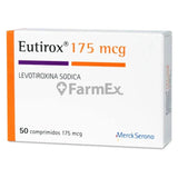 Eutirox 175 mcg x 50 comprimidos.