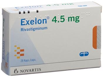 Exelon 4,5 mg x 28 cápsulas.