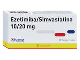 Ezetimiba + Simvastatina 10 / 20 mg x 28 comprimidos "Ley Cenabast"