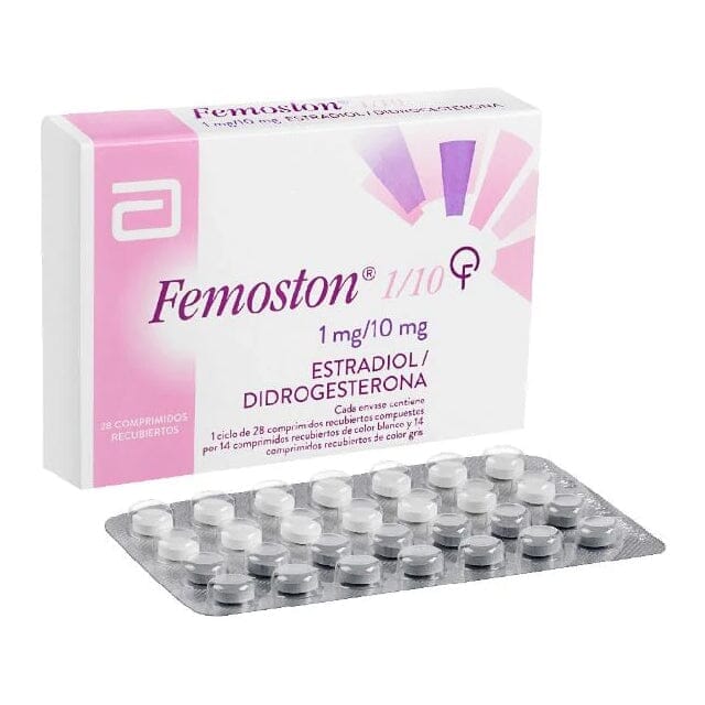 Femoston 1/10 x 28 comprimidos recubiertos. Farmex-Yapp-Seguro-Guia 
