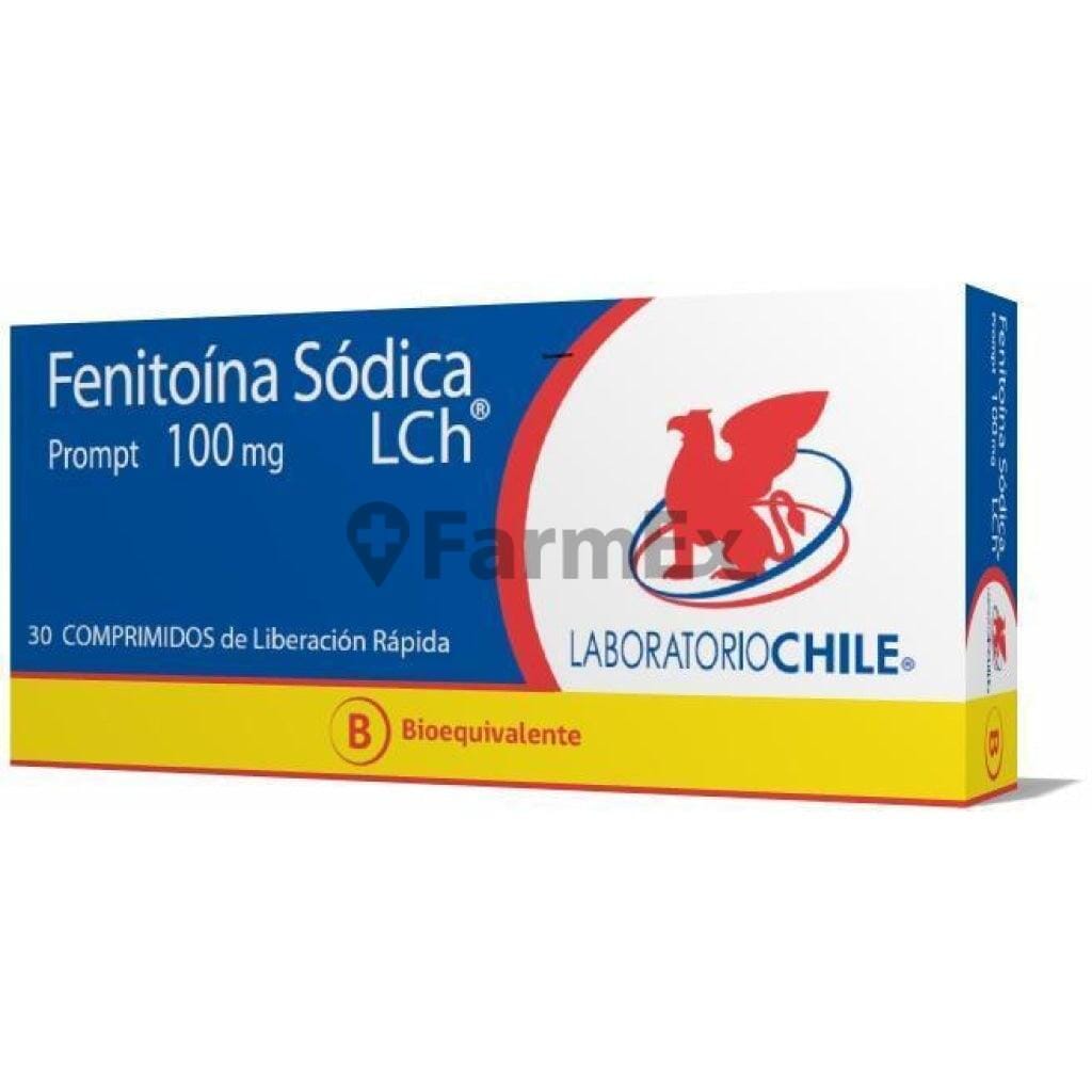 Fenitoina 100 mg x 30 comprimidos de liberación rápida. Farmex-Yapp-Programa-Boleta 