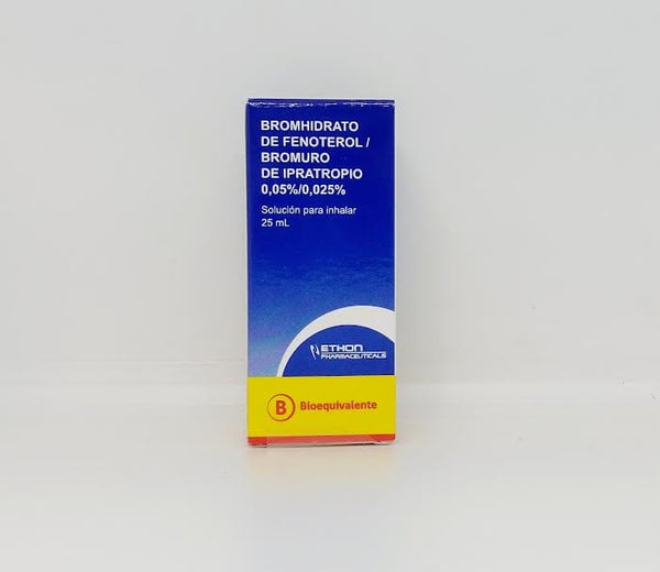 Fenoterol / Bromuro de Ipratropio 0,05%/0,025% solución para inhalació