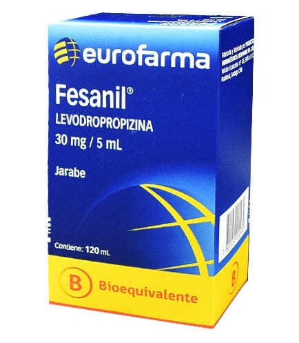 Fesanil Jarabe 30 mg / 5 mL x 120 mL MEDIPHARM 