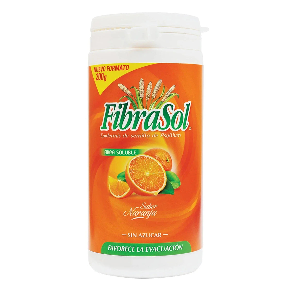 Fibrasol Polvo para suspensión oral Sabor Naranja x 200 g.