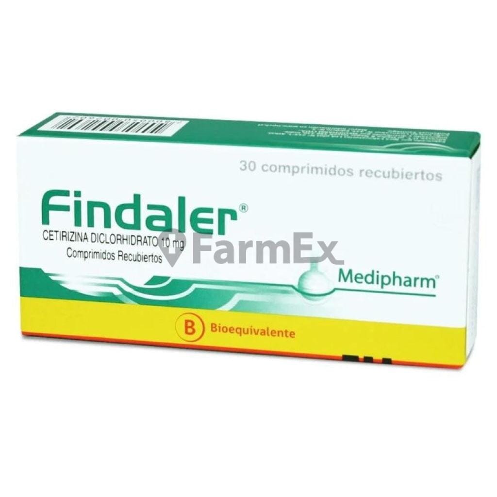 Findaler 10 mg x 30 comprimidos Farmex-MiaHealth-Persistente 