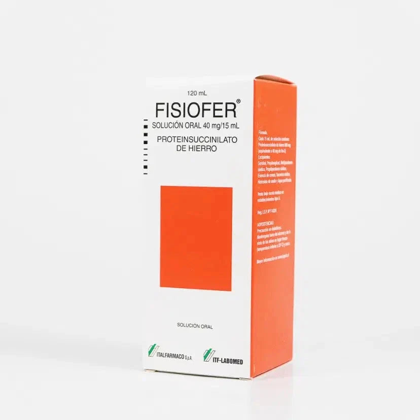 Fisiofer Solución Oral 40mg/15mL X 120 mL.