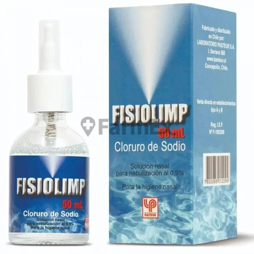 Fisiolimp Solución Nasal 0,9% x 50 mL.