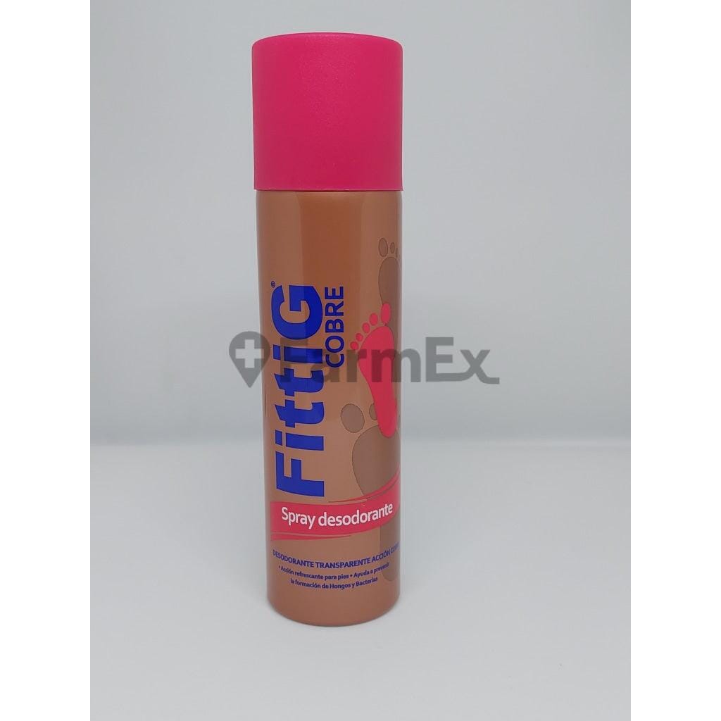 Fittig Cobre Spray Desodorante x 100 g Farmex-Fonasa-Persistente 