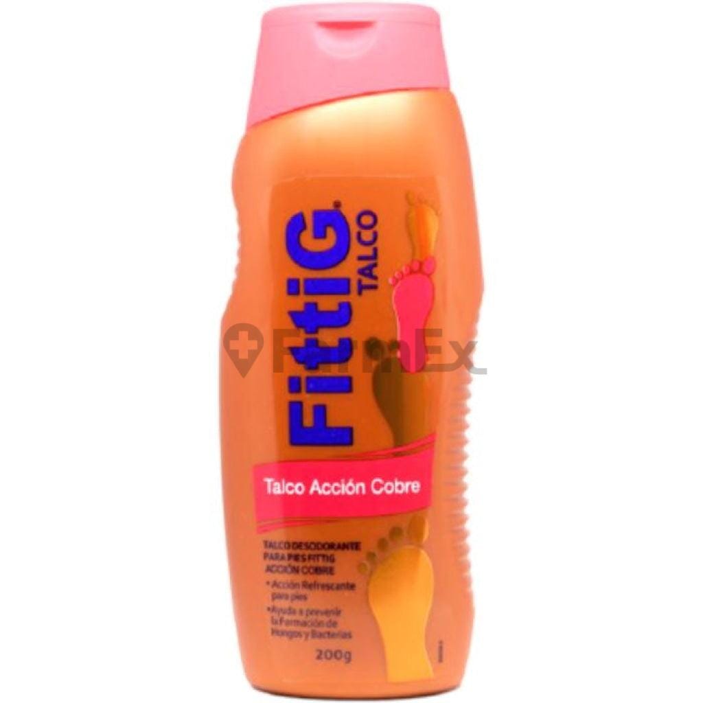 Fittig Talco acción Cobre x 200 g Farmex-Fonasa-Persistente 