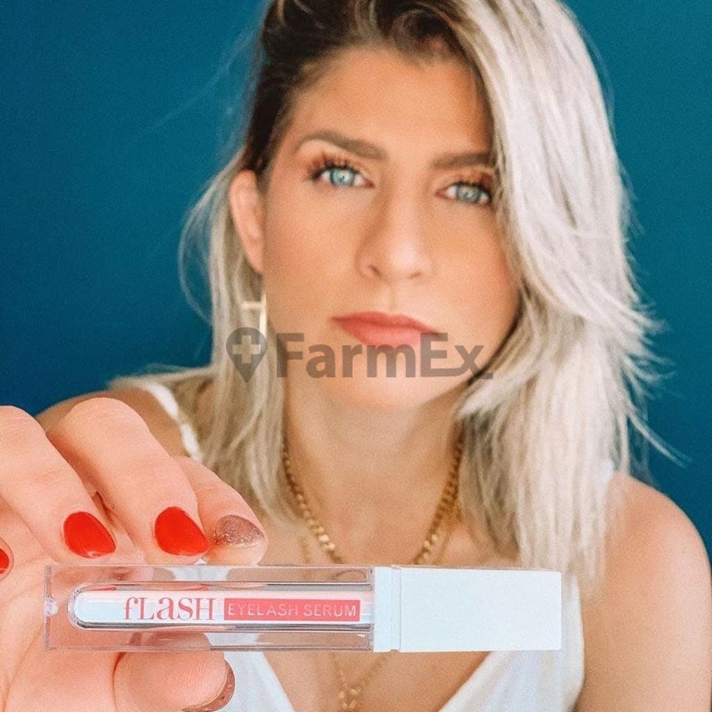 Flash Eyelash Serum "Suero para pestañas" x 2 mL Farmex-Pluxee-Persistente 