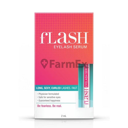 Flash Eyelash Serum "Suero para pestañas" x 2 mL Farmex-Pluxee-Persistente 