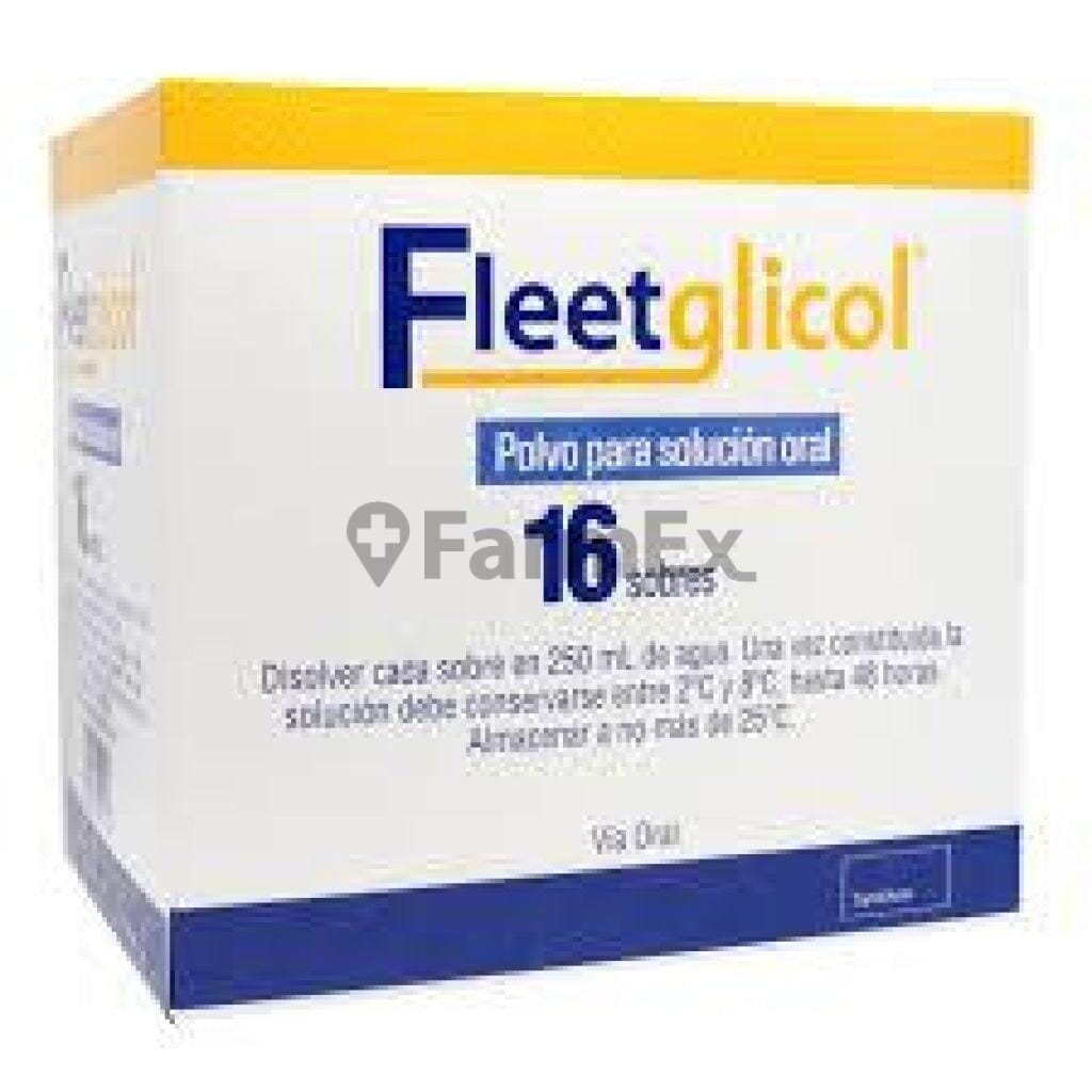 Fleetglicol x 16 Sobres (Synthon) Farmex-BanMedica-Persistente 
