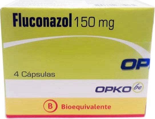 Fluconazol 150 mg x 4 cápsulas "Ley Cenabast" Farmex-Pluxee-Persistente 