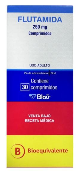 Flutamida 250 mg x 30 comprimidos "Ley Cenabast" Farmex-Pluxee-Persistente 