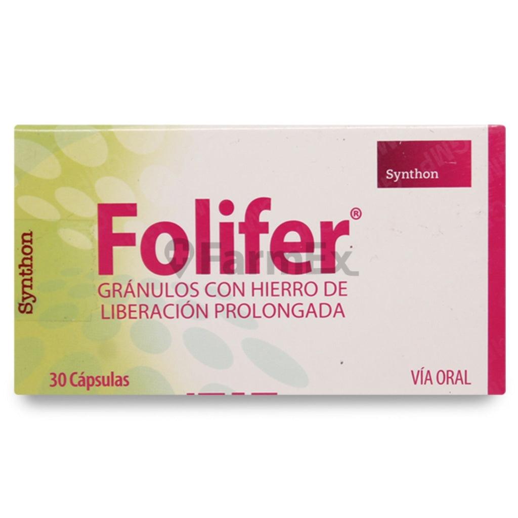 Folifer x 30 cápsulas.