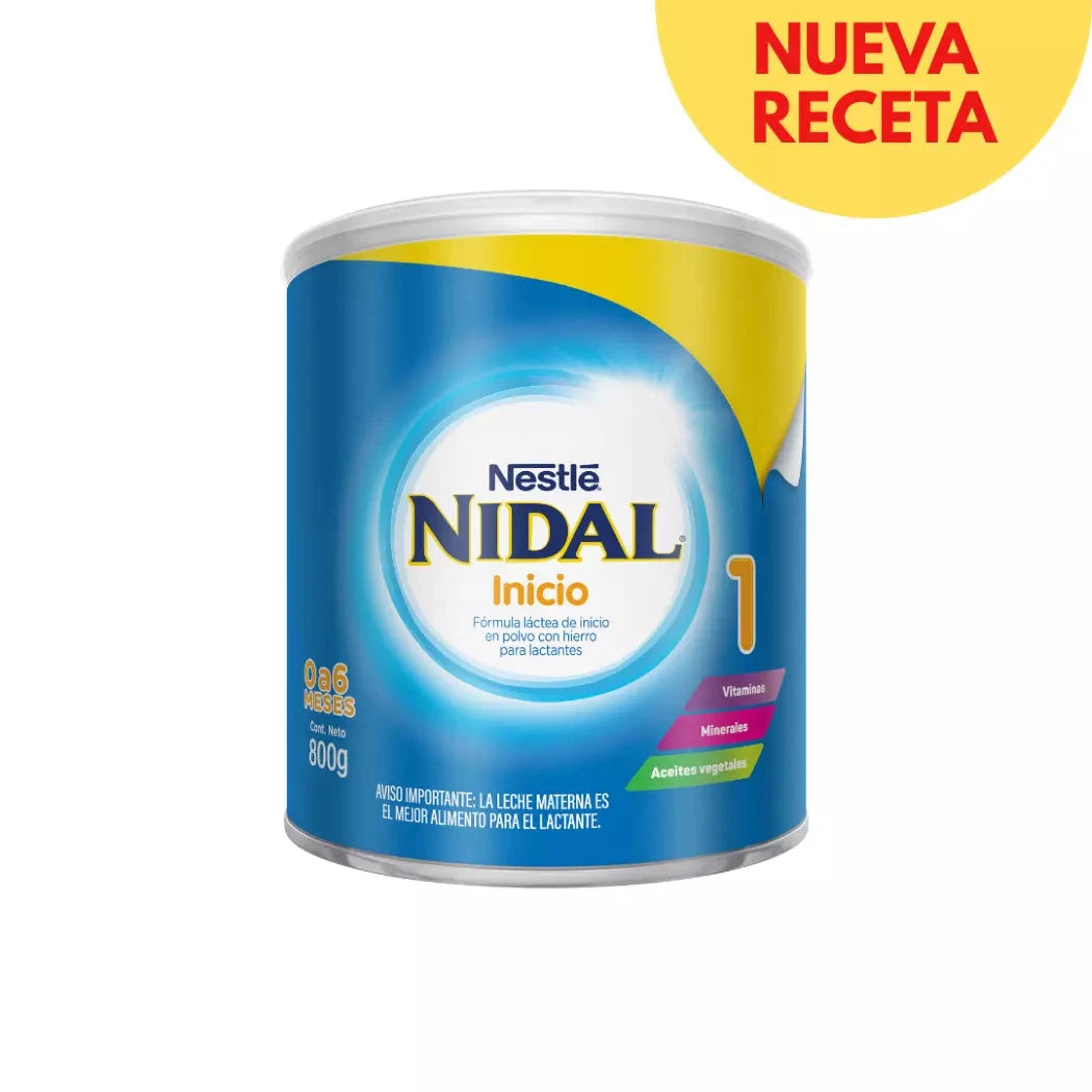 Fórmula Láctea NIDAL 1 Inicio 800g Nestle 