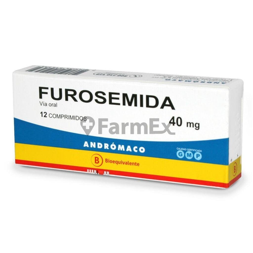 Furosemida 40 mg x 12 comprimidos.