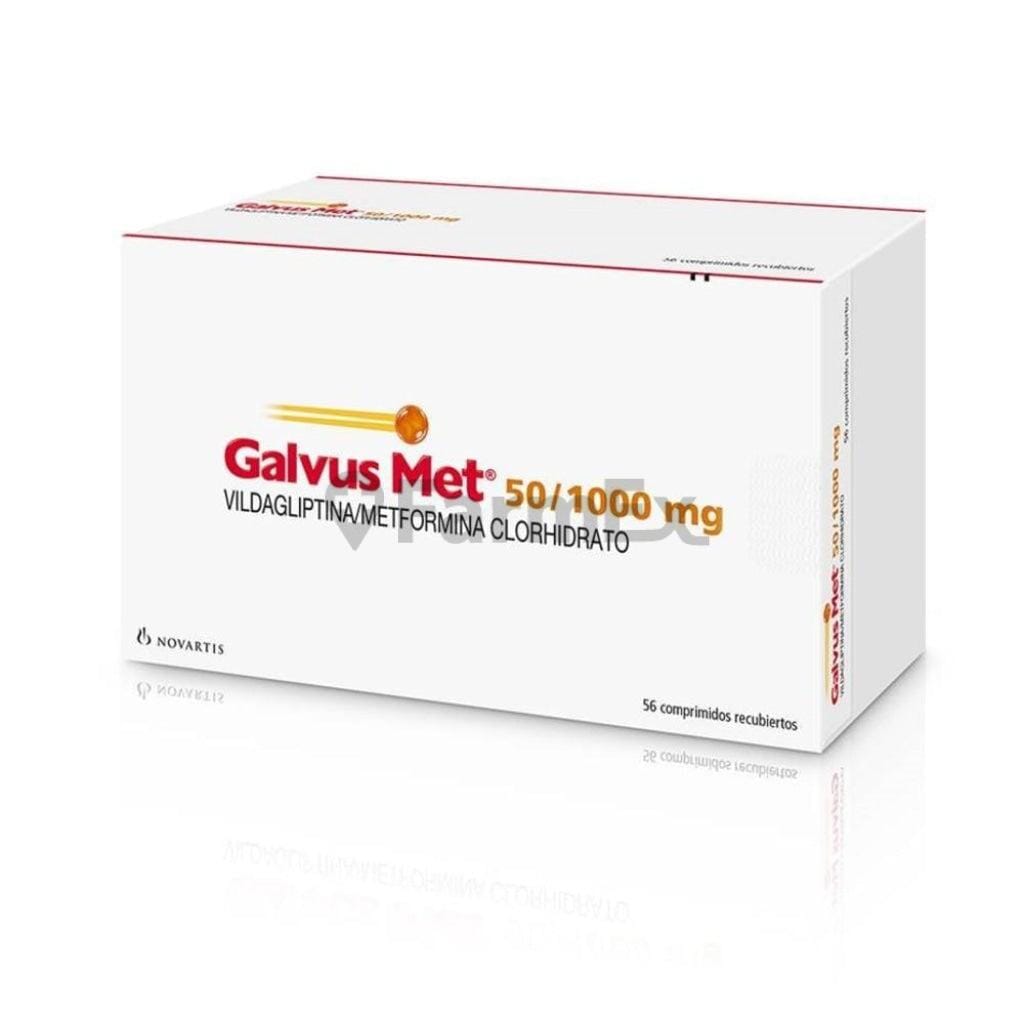 Galvus Met 50 / 1000 mg x 56 comprimidos Farmex-VidaTres-Persistente 