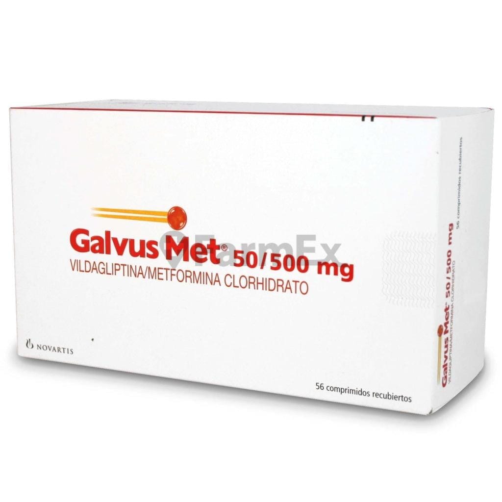 Galvus Met 50 / 500 mg x 56 comprimidos. Farmex-Yapp-Programa-Boleta 