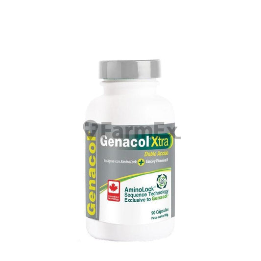Genacol Xtra Aminolock x 90 cápsula Farmex-VidaTres-Persistente 