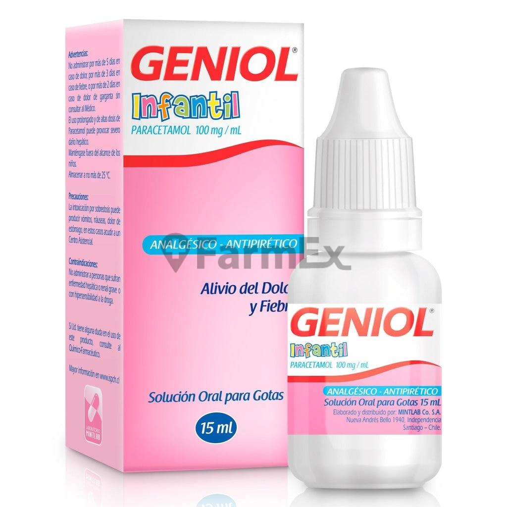 Geniol Gotas "Paracetamol Infantil" x 15 mL.
