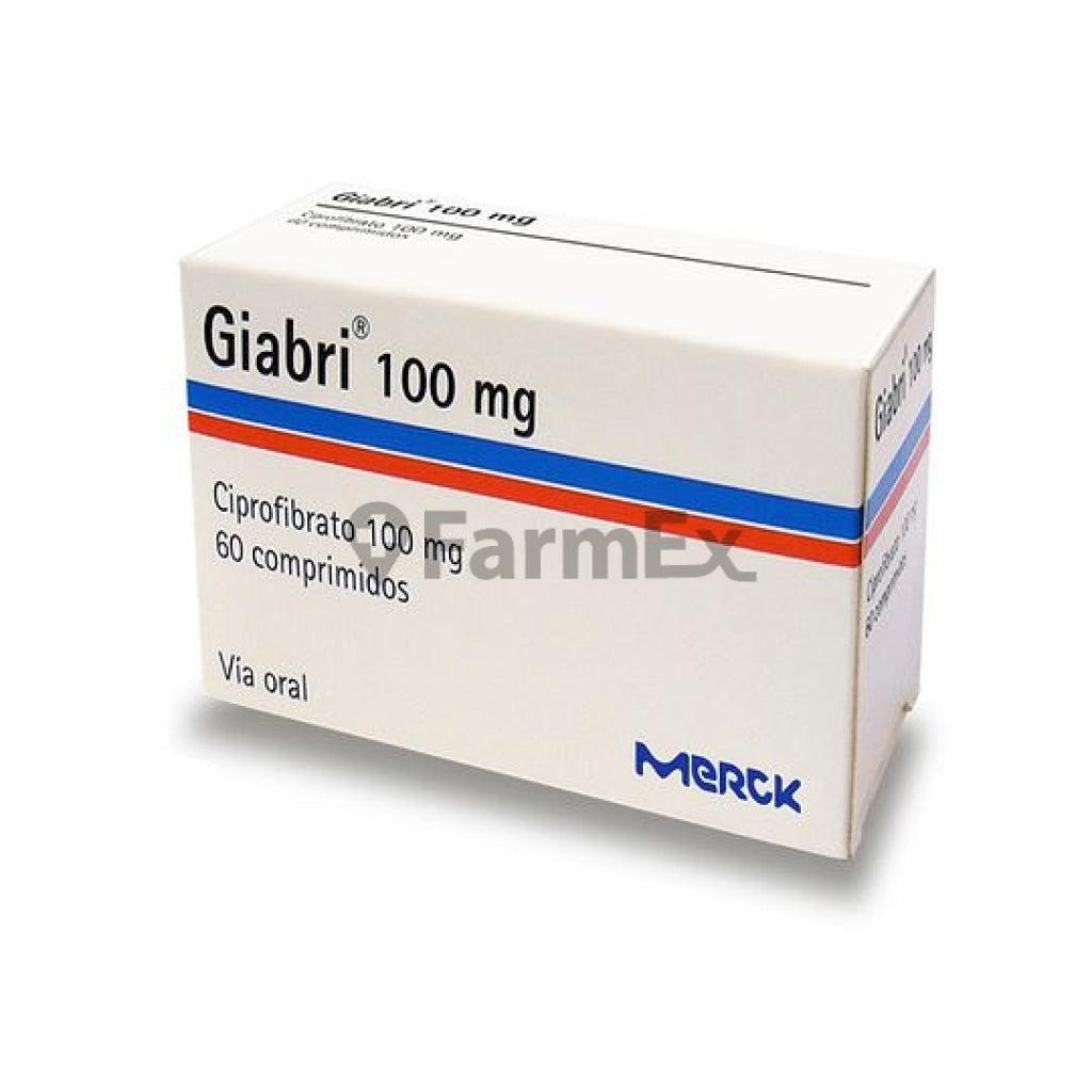 Giabri 100 mg x 60 comprimidos.