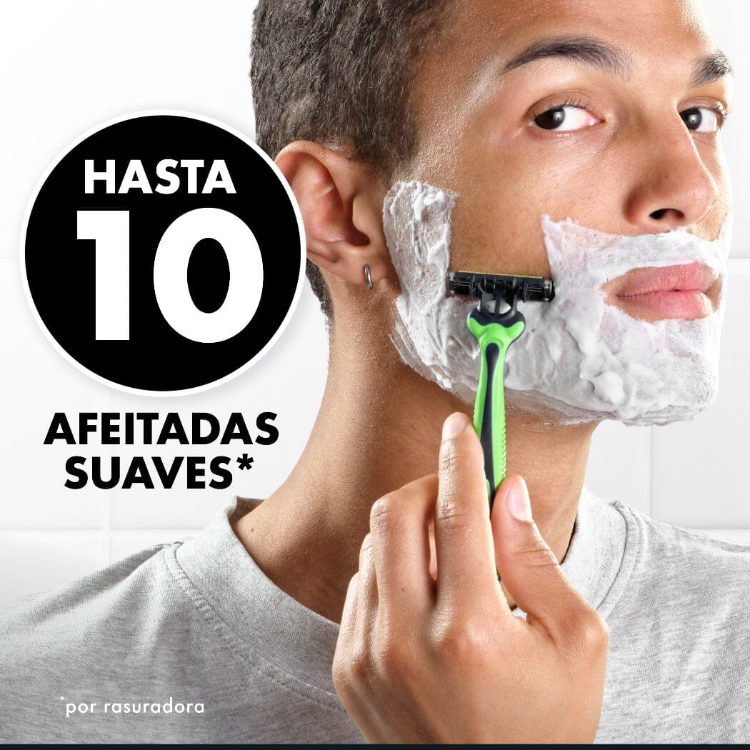Gillette Afeitadora Desechable SPORT Prestobarba3 x 2 und Farmex-Pluxee-Persistente 