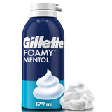 Gillette Espuma de Afeitar Foamy Mentol x 179 mL