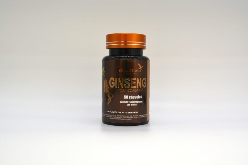 Gingseng rojo coreano x 50 cápsulas GREEN MEDICAL 