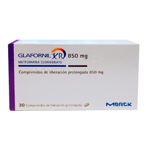 Glafornil XR 850mg x 30 Comprimidos de liberación prolongada.