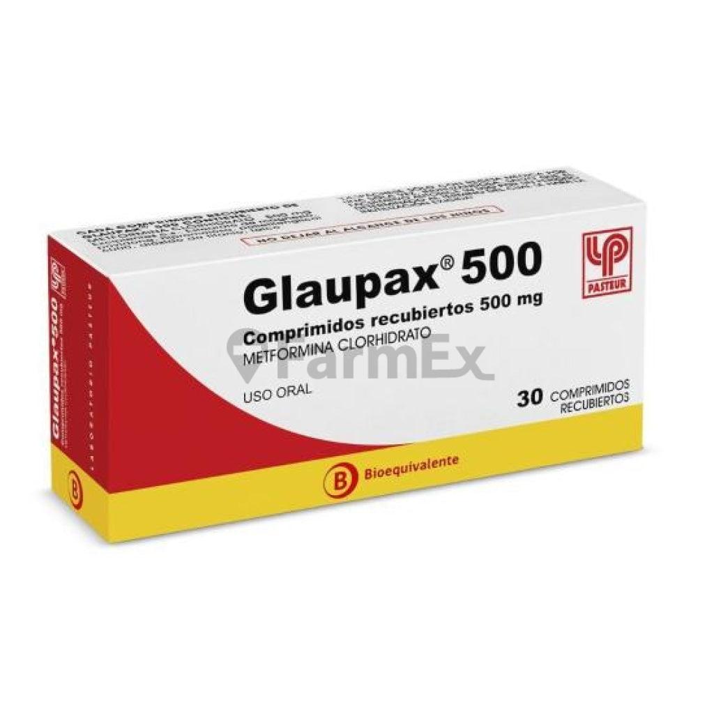 Glaupax 500 x 30 comprimidos.