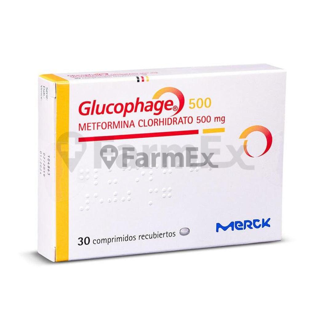 Glucophage 500 mg x 30 comprimidos"Ley Cenabast".