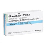 Glucophage XR 750 mg x 30 comprimidos