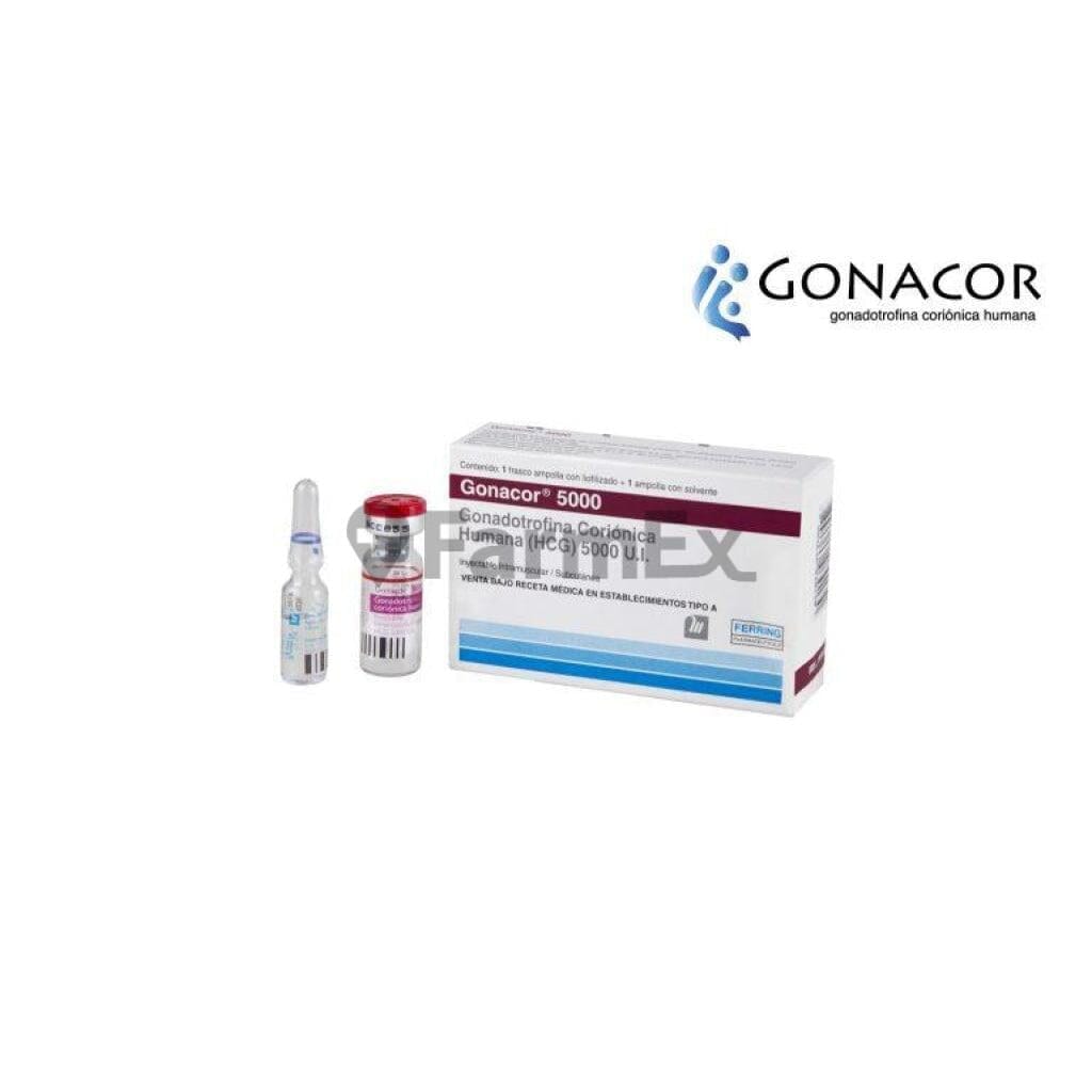 Gonacor Inyectable 5000 U.I. x 1 Frasco ampolla Farmex-VidaTres-Persistente 