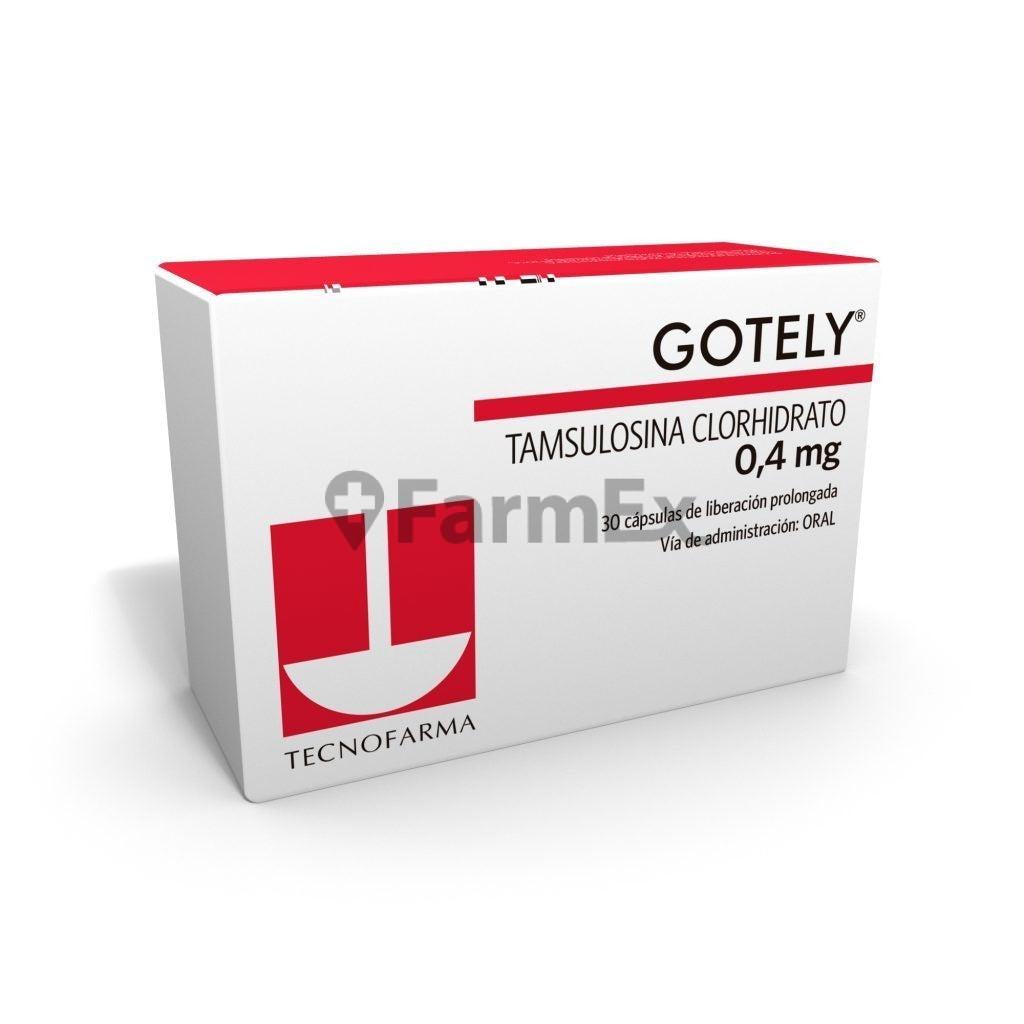 Gotely 0,4 mg  x 30 cápsulas.