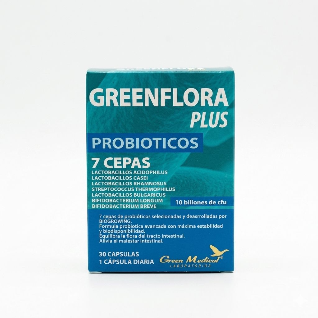 Greenflora Plus- Probioticos 7 cepas.