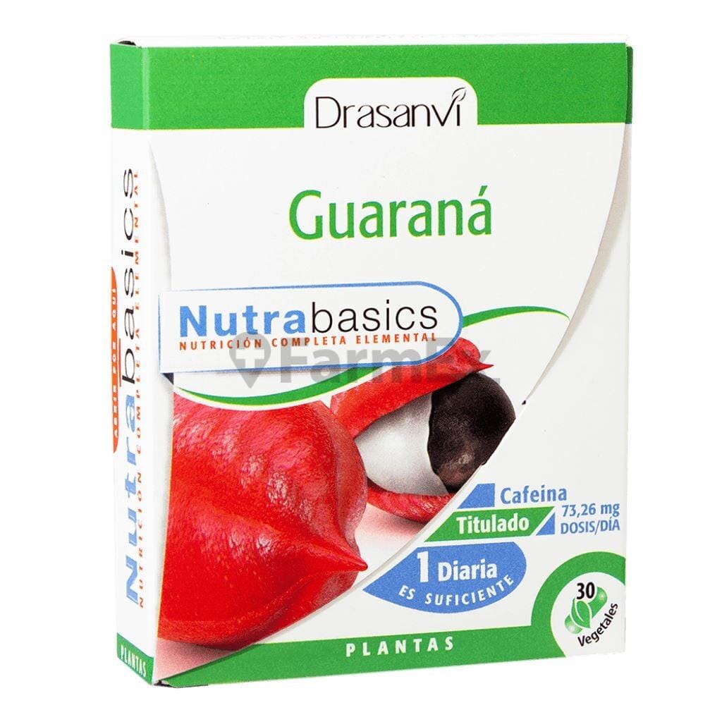 Guaraná "cafeína" x 30 cápsulas Farmex-MiaHealth-Persistente 