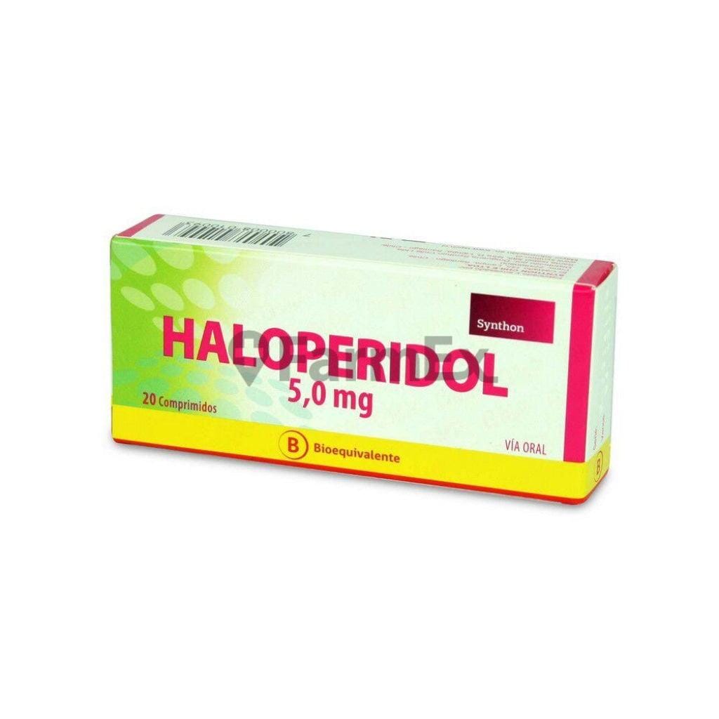 Haloperidol 5 mg x 20 comprimidos Farmex-Fonasa-Persistente 