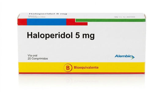 Haloperidol 5 mg x 20 comprimidos "Ley Cenabast" Farmex-Pluxee-Persistente 