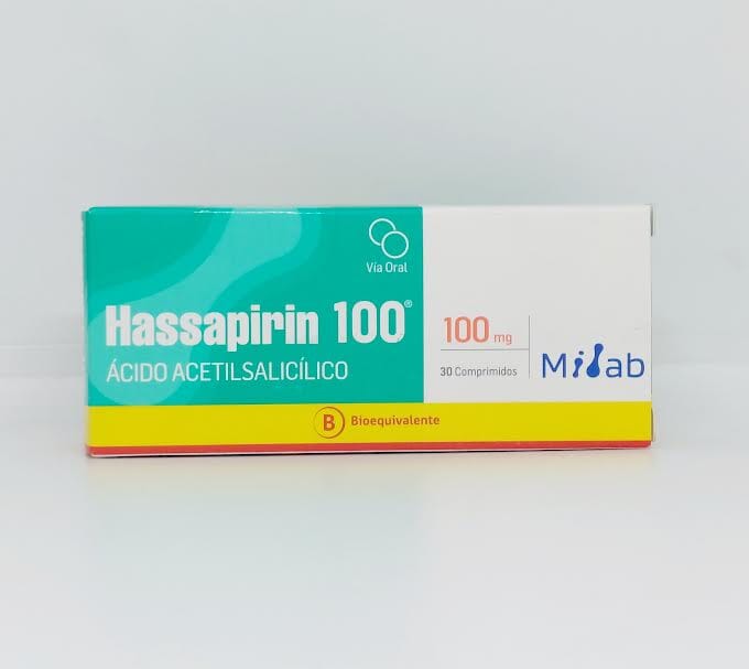 Hassapirin Infantil x 30 comprimidos Farmex-Fonasa-Persistente 
