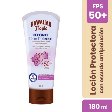 Hawaiian Tropic Protector Solar Ozono duo defense 50+ spf 180 mL EDGEWELL 