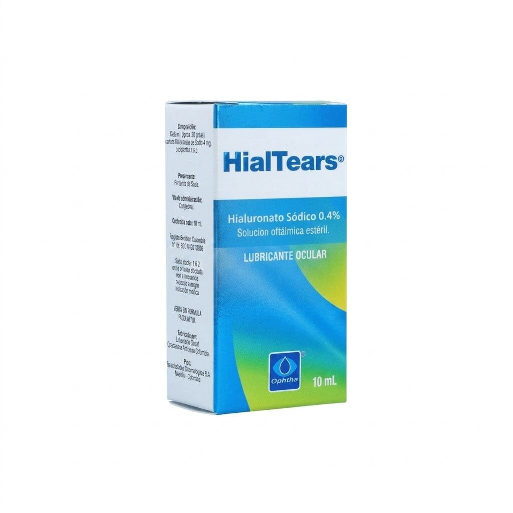 Hialtears Solución Oftálmica 0,4 % x 10 mL Farmex-Pluxee-Persistente 