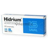 Hidrium x 20 comprimidos susc-1 de 2 meses