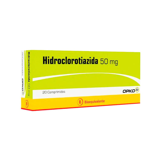 Hidroclorotiazida 50 mg x 20 comprimidos OPKO 