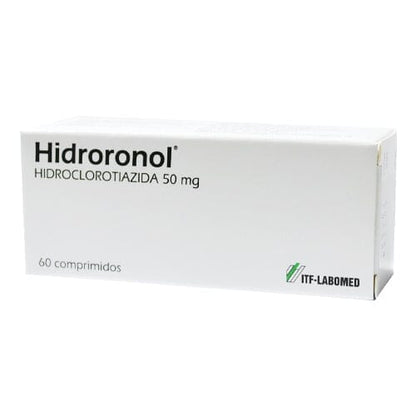 Hidroronol 50mg x 60 comprimidos "Ley Cenabast" Farmex-Pluxee-Persistente 